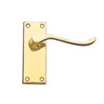 Victorian Lever Latch Scroll Privacy (H-1254)